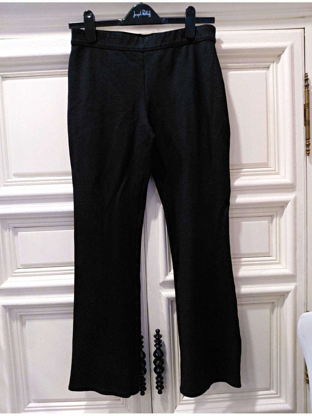 Max Studio Womens Black Solid Flat Front Dress Pants Rayon/Nylon/Spandex Sz S